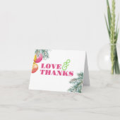 Modern Waterverf Christmas Dank u Bedankkaart (Voorkant)