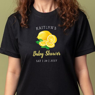 Modern Waterverf citroen Baby shower T-shirt
