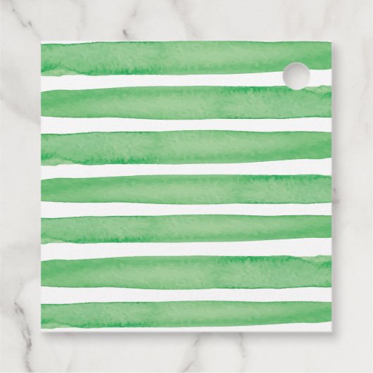 Modern Waterverf Doodle Christmas Label (Achterkant)