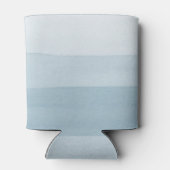Modern Waterverf Dusty Blue Ombre Wedding Blikjeskoeler (Achterkant)