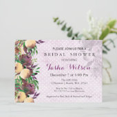 modern waterverf floral Vrijgezellenfeest Invite Kaart (Staand voorkant)