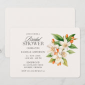 Modern Waterverf Flowers Vrijgezellenfeest Kaart (Voorkant / Achterkant)