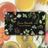 Modern Waterverf Fruit Herb Garden Boerderij Visitekaartje