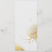 Modern Waterverf Gold-programma Programmakaart (Achterkant)