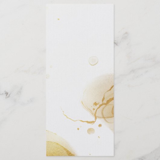 Modern Waterverf Gold-programma Programmakaart (Achterkant)