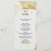 Modern Waterverf Gold-programma Programmakaart (Voorkant)