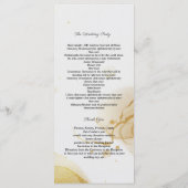 Modern Waterverf Gold-programma Programmakaart (Achterkant)