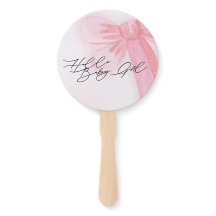 Modern Waterverf Hallo Blush Pink Bow