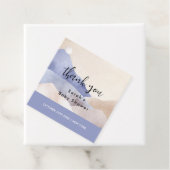 Modern Waterverf Mountain Baby shower dank u Bedankjes Labels (In situ)