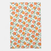Modern Waterverf perzikpatroon Theedoek (Verticaal)
