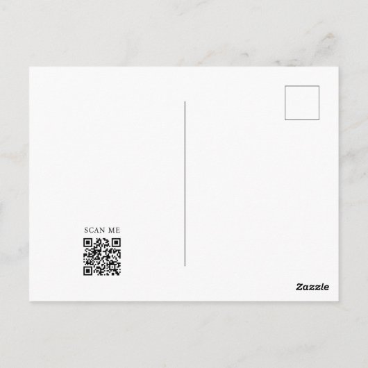 Modern Waterverf pompoen Thanksgiving diner Briefkaart (Achterkant)