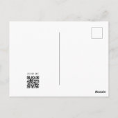 Modern Waterverf pompoen Thanksgiving diner Briefkaart (Achterkant)