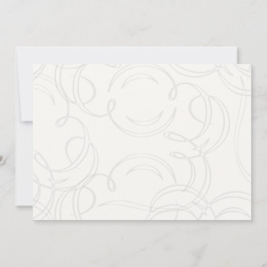 Modern Waterverf Rood Klaproos Swirls Zwart Kaart (Achterkant)