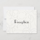 Modern Waterverf Rood Klaproos Swirls Zwart Kaart (Achterkant)