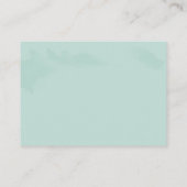 Modern Waterverf Splashes Behuizing Kaart (Achterkant)