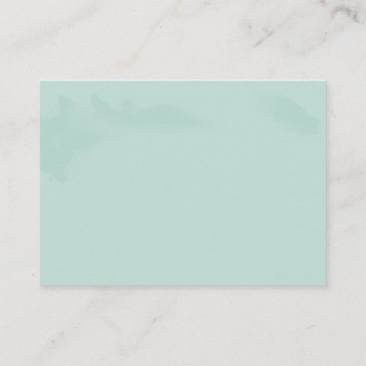 Modern Waterverf Splashes Behuizing Kaart (Achterkant)