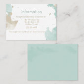 Modern Waterverf Splashes Behuizing Kaart (Voorkant / Achterkant)