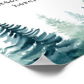 Modern Waterverf Trees Custom Quote poster (Hoek)
