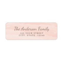 Modern Waterverf Wash | Retouradres blozen