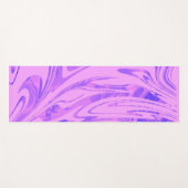 Modern Wave Swirl Pink Yogamat (Voorkant (horizontaal))