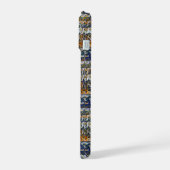 Modern wavy abstract geometric pattern 1288 iPhone 15 case (Linkerkant)