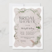 Modern Wavy Border Vrijgezellenfeest Kaart (Voorkant)