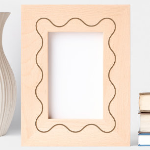 Modern Wavy geometrisch Gegraveerde Lijstjes