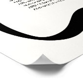 Modern Wavy Lijst Cream 16 Tafel Zitplaatsen Grafi Poster (Hoek)