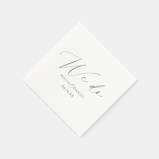 Modern We Do Couples Names Script Wedding Servet (Hoek)