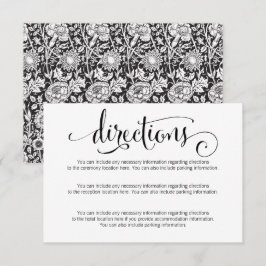 Modern We Do Script Huwelijks Richtingkaart Kaart