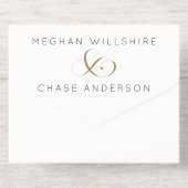 Modern We Do Text All In One Uitnodiging (Achterzijde)