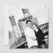 Modern we doen een uitnodiging tot het huwelijk (Achterkant)