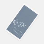 Modern we doen elegant aangepast leisteen blauw hu servet (Hoek)