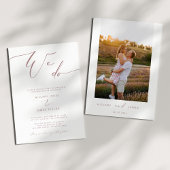 Modern we doen roos goudkalligrafie kaart