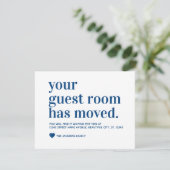 Modern we hebben de Gastkamer verplaatst naar Navy Aankondiging (Staand voorkant)