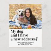 Modern we hebben de Nieuwe Foto van het Adres Bewe Briefkaart (Voorkant)