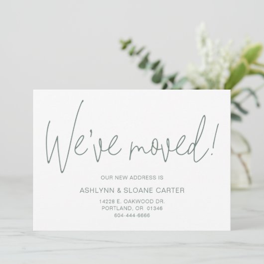 Modern We hebben een nieuw startpunt gemaakt Aankondiging (Staand voorkant)