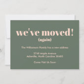 Modern we hebben een nieuw startpunt gemaakt, roze aankondiging (Voorkant)