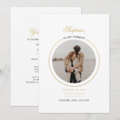 Modern we hebben een wedstrijd voor Fotoservice Kaart (Voorkant / Achterkant)