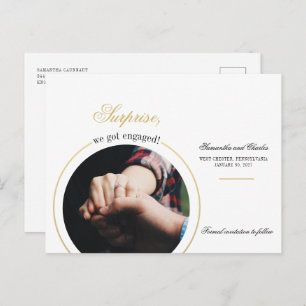 Modern we hebben een wedstrijd voor Fotoservice Uitnodiging Briefkaart