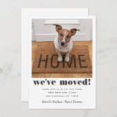 Modern we hebben foto van foto verplaatst aankondiging (Voorkant / Achterkant)