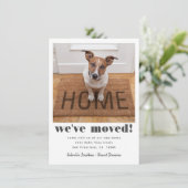 Modern we hebben foto van foto verplaatst aankondiging (Staand voorkant)