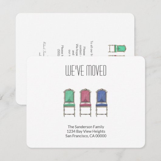 Modern we hebben gezinsplanningsaankondiging verpl aankondiging (Voorkant / Achterkant)