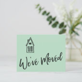 Modern We hebben kleine huis tekening munt verplaa Briefkaart (Staand voorkant)