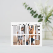 Modern we hebben Modern Foto Bewegend Aankondigingskaart (Staand voorkant)