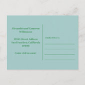 Modern We hebben nieuwe thuisbeweging gemaakt | Gr Briefkaart (Achterkant)