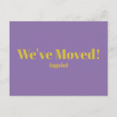 Modern We hebben nieuwe thuisbeweging gemaakt | PA Briefkaart (Voorkant)