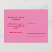 Modern We hebben nieuwe thuisbeweging gemaakt | Ro Briefkaart (Achterkant)