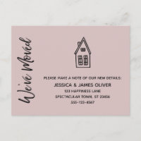 Modern We hebben verplaatst Little House Drawing P