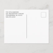 Modern we hebben wijziging van adresfoto's verplaa aankondigingskaart (Achterkant)